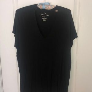 American Eagle Soft & Sexy Choker Tee